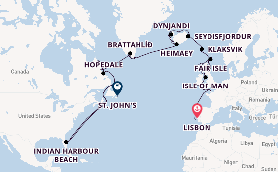 Transatlantic from Lisbon, Portugal with the Seabourn Venture