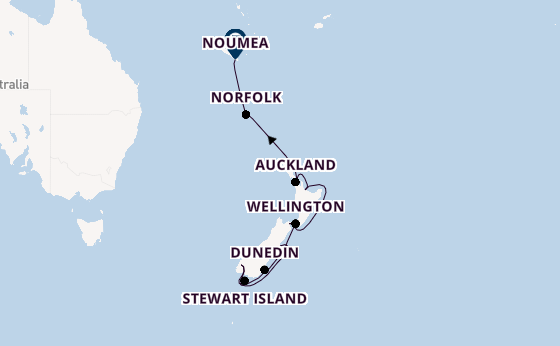 Nieuw Zeeland vanaf Christchurch, Nieuw-Zeeland met de HANSEATIC spirit