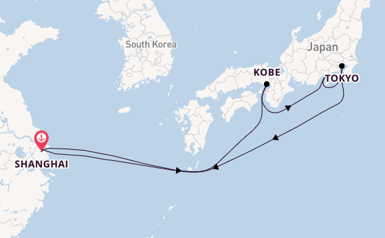 From Shanghai to Japan's Icons: Kobe & Tokyo