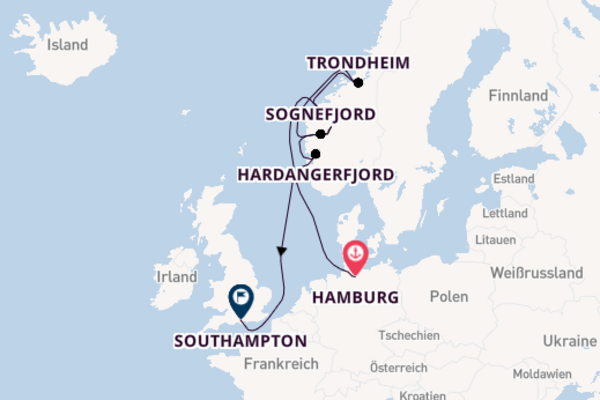 Entdecken Sie Hamburg, Ålesund und Southampton