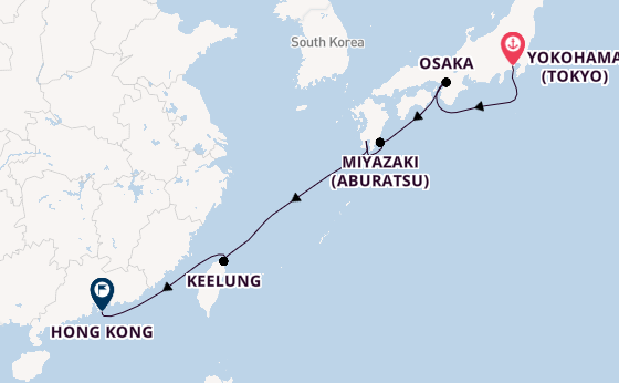 East Asia from Yokohama (Tokyo), Japan with the Spectrum of the Seas