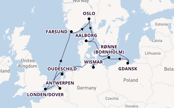 Noorwegen vanaf Kopenhagen, Denemarken met de Seabourn Quest