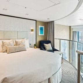 Come aboard the undefined and discover one of 138 cabin categories on a total of 15 decks that can accommodate 6988 passengers. Choose your dream cabin and feel at home on board the undefined!