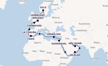 aida cruises routes