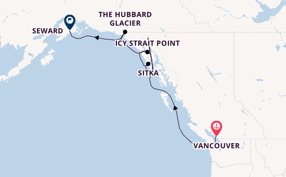 Ovation of the Seas - Abenteuer Alaska: Von Gletscher bis Goldgräberstadt
