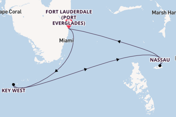 Caribbean from Fort Lauderdale (Port Everglades), Florida with the Celebrity Reflection