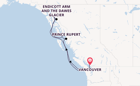 Alaska & West Canada from Vancouver, Canada with the Serenade of the Seas