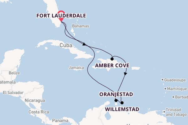Caribbean vanaf Fort Lauderdale, Verenigde Staten met de Regal Princess