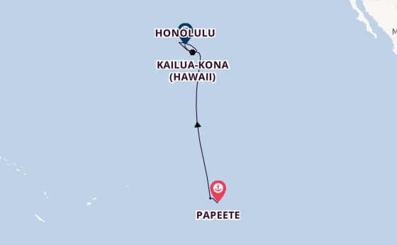 French Polynesia from Papeete, Tahiti, French Polynesia with the Norwegian Spirit 