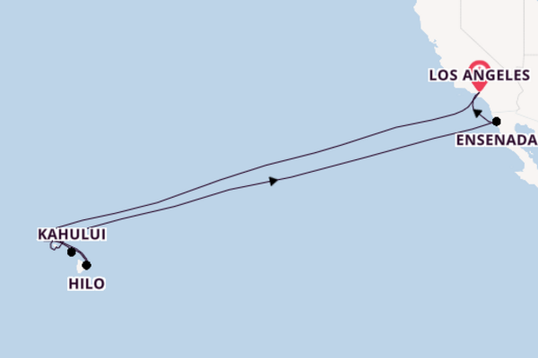 Polynesia from Los Angeles, California with the Emerald Princess