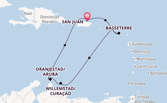 Caribbean from San Juan, Puerto Rico with the Norwegian Viva