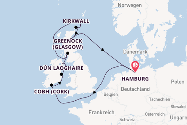 MSC Preziosa - Faszination Schottland, Irland & Meer