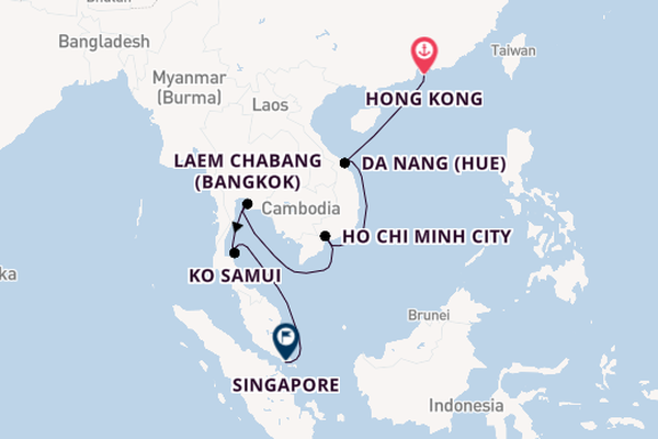 Luxury More Inclusive Jewels of Asia: Hong Kong to Singapore