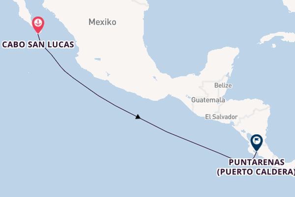 Mexikanische Riviera ab Cabo San Lucas, Mexiko auf der Le Bellot