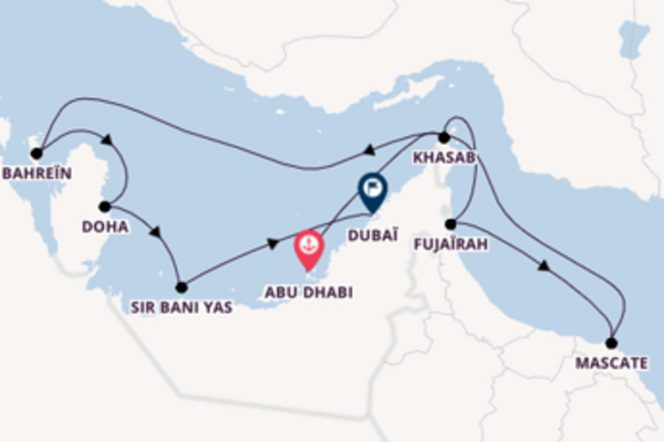 Croisière de 11 jours depuis Abu Dhabi avec Oceania Cruises