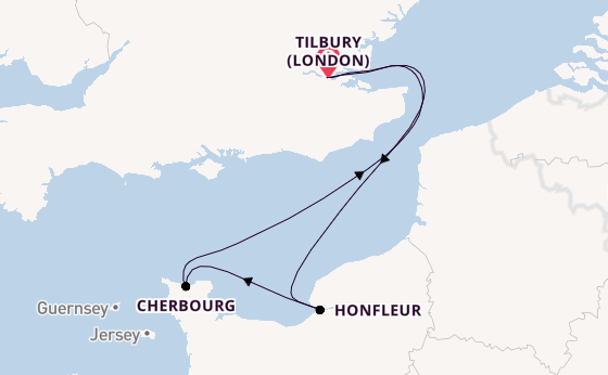 Voyage with Ambassador Cruise Line from Tilbury (London)