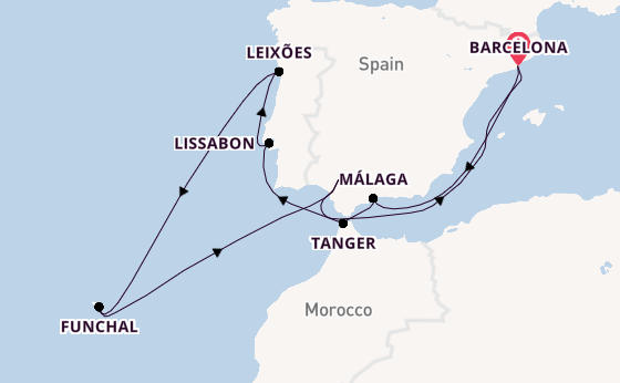 Westelijke Middellandse Zee vanaf Barcelona, Spanje met de Celebrity Equinox