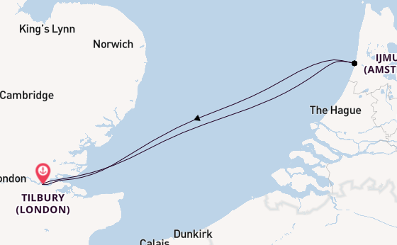 3 day cruise from Tilbury (London)