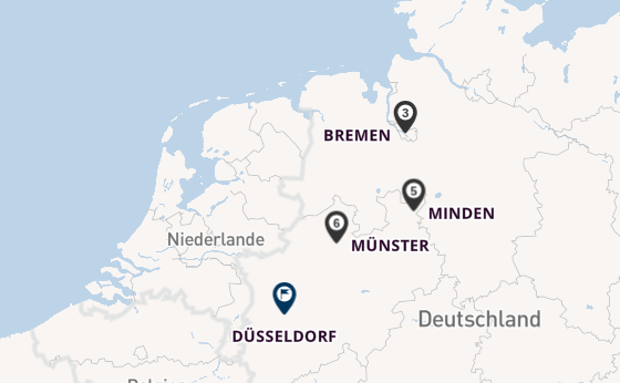 Rhein ab Bremen, Deutschland auf der VIVA RUBY