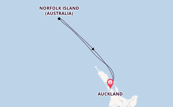 Australië en Nieuw-Zeeland vanaf Auckland, Nieuw-Zeeland met de Carnival Adventure