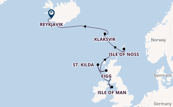 Verenigd Koninkrijk vanaf Belfast, Noord-Ierland met de Seabourn Pursuit