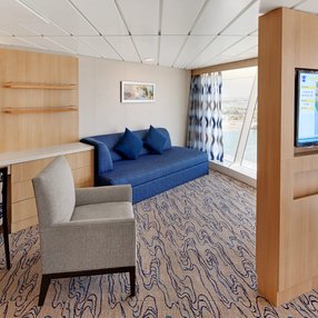 Come aboard the undefined and discover one of 98 cabin categories on a total of 14 decks that can accommodate 4290 passengers. Choose your dream cabin and feel at home on board the undefined!