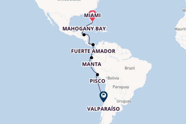 Midden-Amerika vanaf Miami, Verenigde Staten met de Azamara Quest
