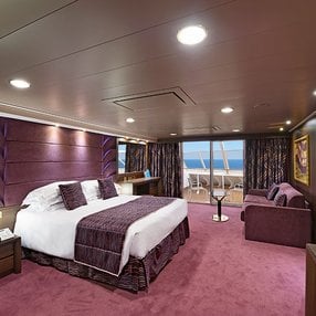 Come aboard the undefined and discover one of 68 cabin categories on a total of 14 decks that can accommodate 4345 passengers. Choose your dream cabin and feel at home on board the undefined!