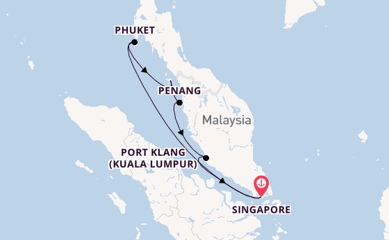 South East Asia from Australia with the Celebrity Millennium