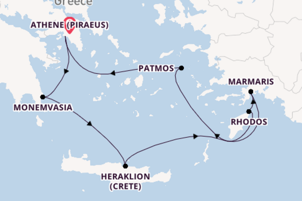 Heraklion (Crete) verkennen met de Azamara Pursuit