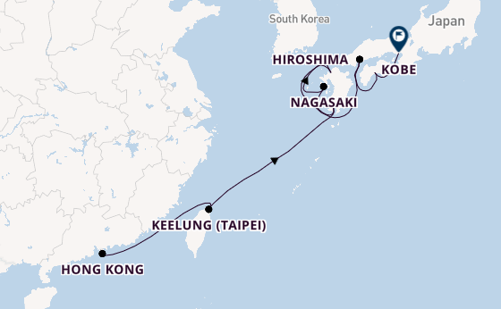 Japan from Hong Kong, China with the Seven Seas Navigator