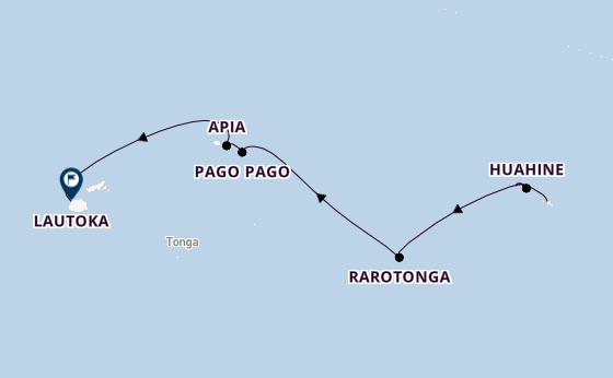 Polynesien ab Papeete (Tahiti) auf der Silver Dawn