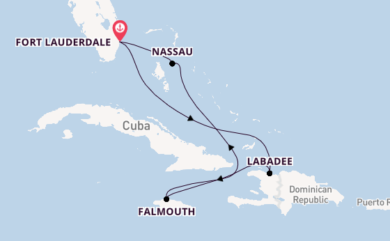 Caribbean vanaf Fort Lauderdale, Verenigde Staten met de Explorer of the Seas