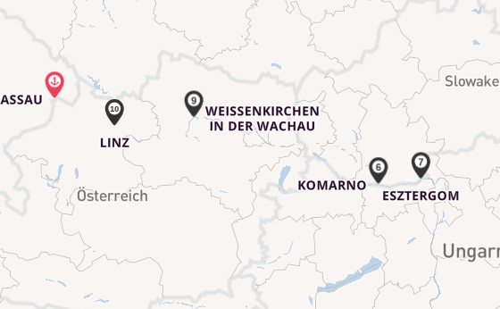 Donau ab Passau auf der Anna Katharina