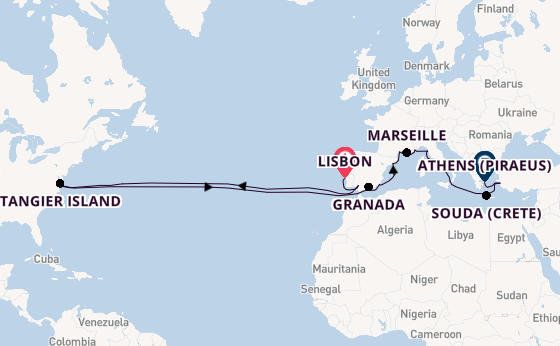 Transatlantic from Lisbon, Portugal with the Viking Libra