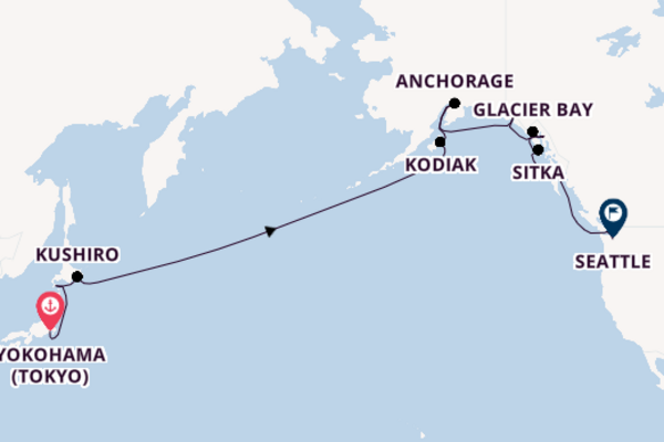 Japan & Alaska Voyage with Tokyo Stay