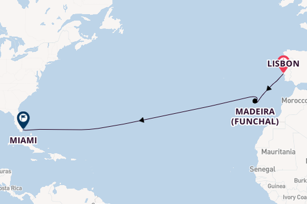 Transatlantic & Repositioning from Lisbon, Portugal with the Seabourn Sojourn