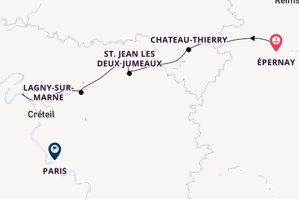 France from Epernay with the Deborah