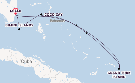 Caribbean from Miami, Florida, USA with the Celebrity Beyond