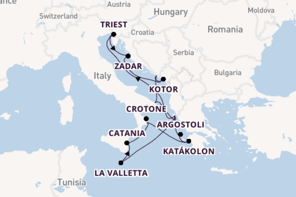 Cruise in 15 dagen naar Corfu met AIDA Cruises