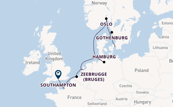 Norway from Australia with the Norwegian Jewel