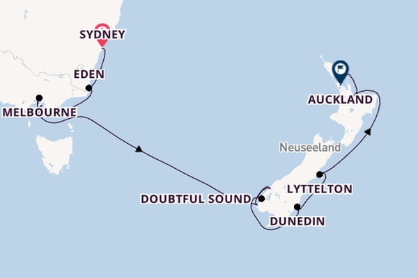 Australien und Neuseeland ab Sydney auf der Norwegian Spirit