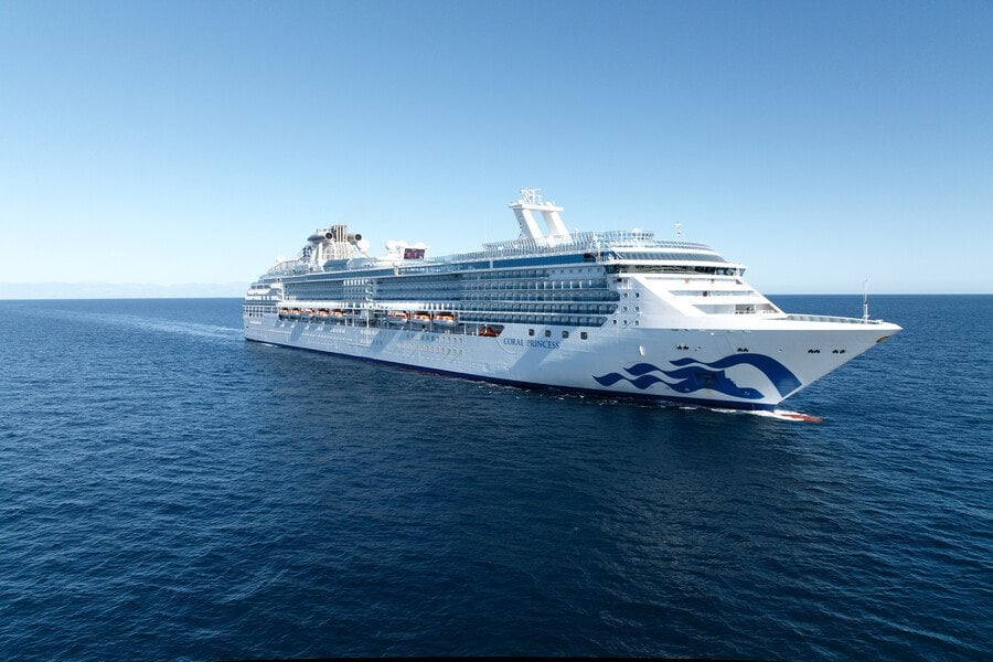 at sea