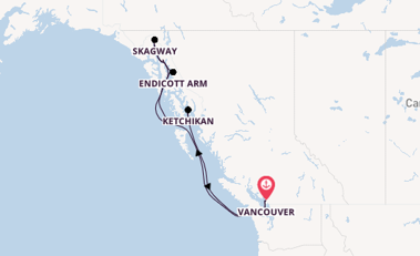 Alaska & West Canada from Vancouver, Canada with the Crown Princess