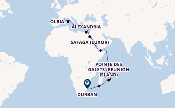 Mediterranean from Marseille, France with the MSC Sinfonia