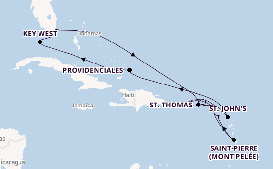 Caribbean vanaf Miami, Verenigde Staten met de EXPLORA III