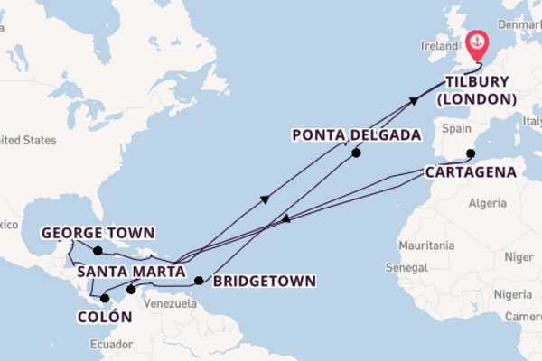 Ambassador's Caribbean Adventure including Mexico & Colombia