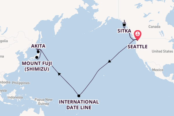 Alaska to Japan - Double Cruise