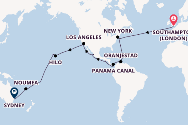  Southampton To Sydney Luxury Grand Voyage