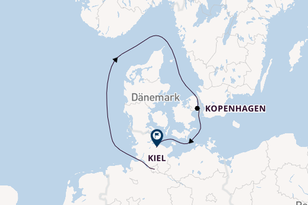 Europa ab Hamburg, Deutschland auf der Mein Schiff Flow